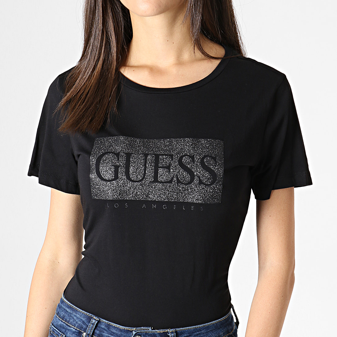 Guess Tee Shirt Femme W93I80KZWS0 Noir