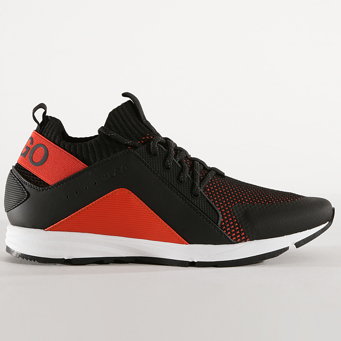 hugo hybrid runn it leather trainer