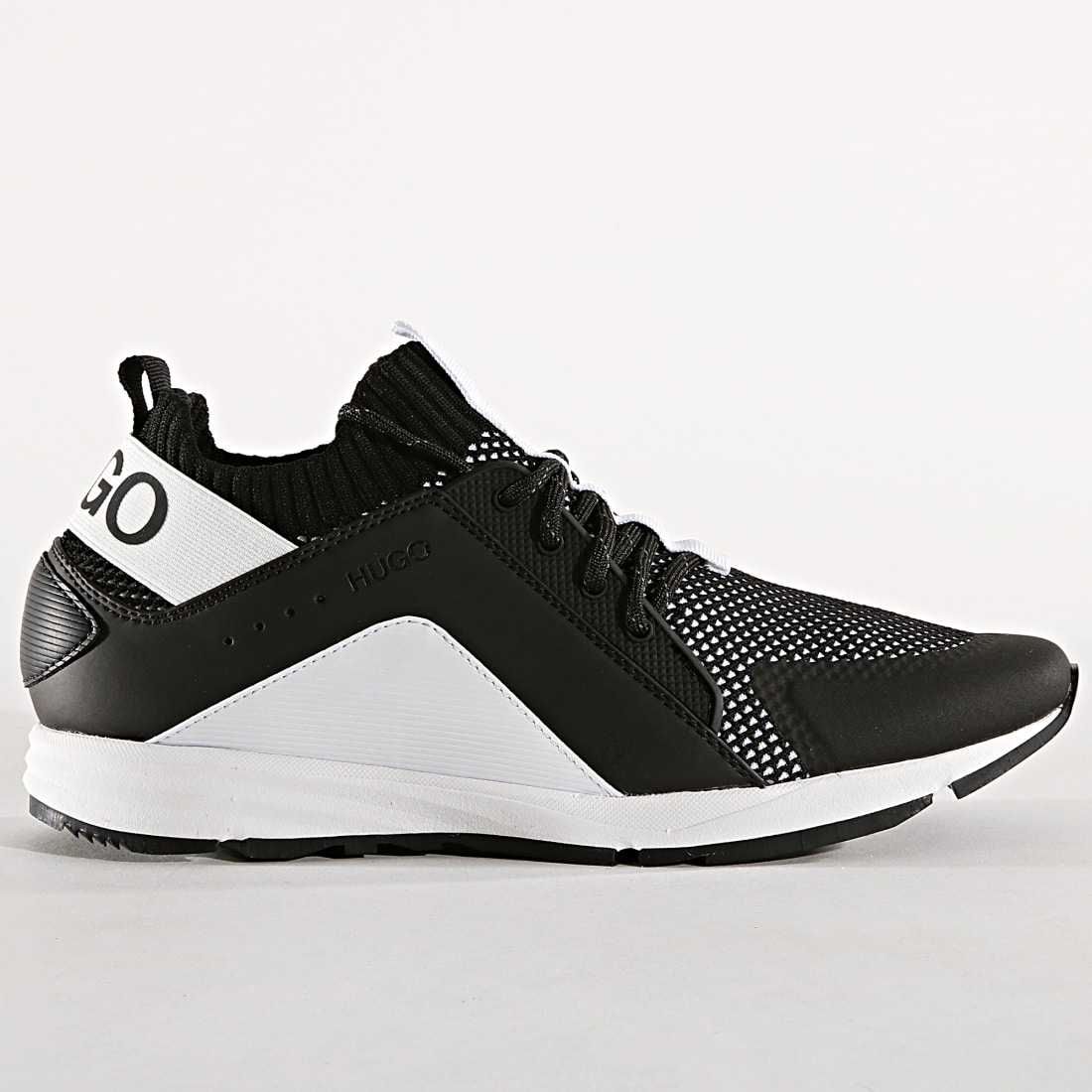 hugo hybrid runn it leather trainer