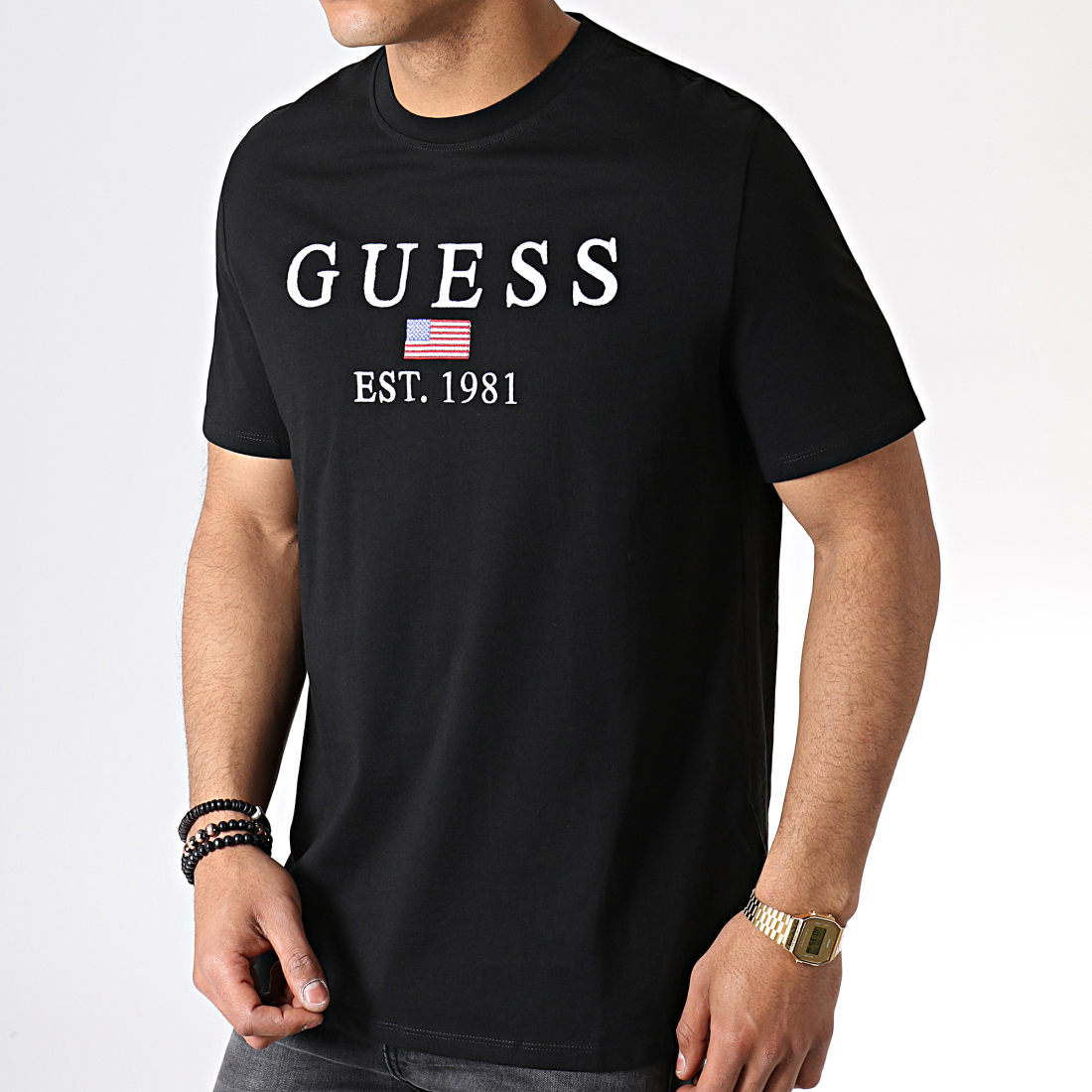 Guess Tee Shirt M93I19K8FQ0 Noir