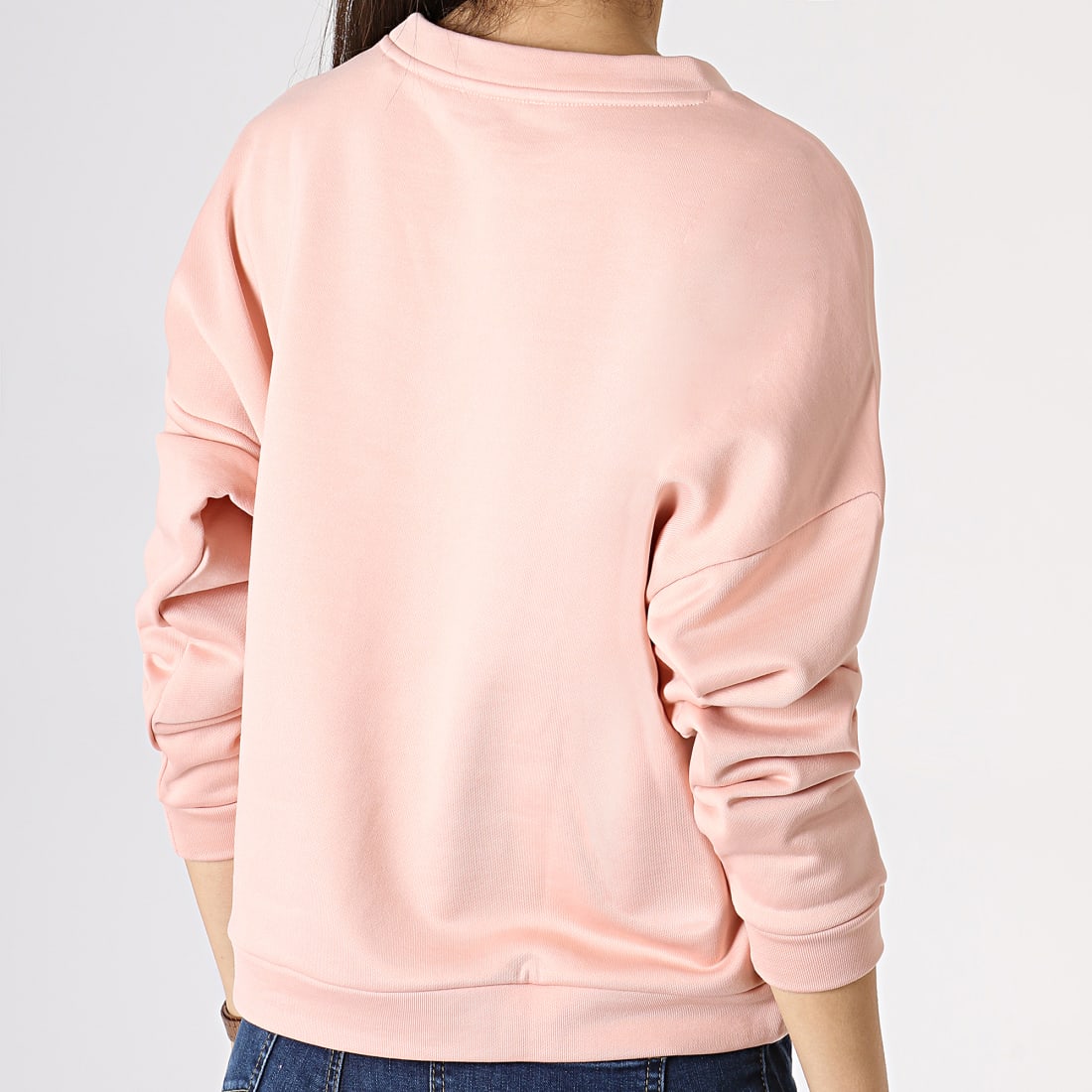 Guess - Sweat Crewneck Femme W93Q48K7EX0 Rose Pale Argenté ...