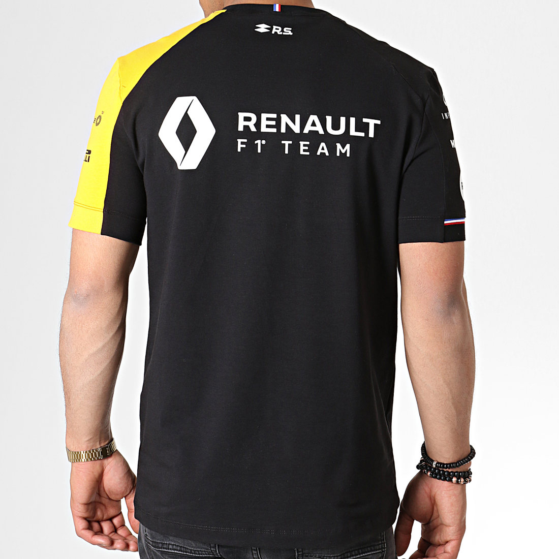 Alpine F1 Team Tee Shirt F1 Team Noir Jaune