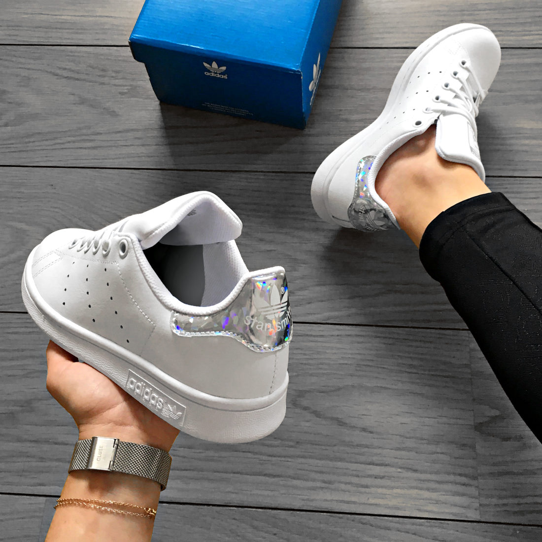 Adidas Originals - Baskets Femme Stan Smith EE8483 Footwear White Diamond LaBoutiqueOfficielle.com