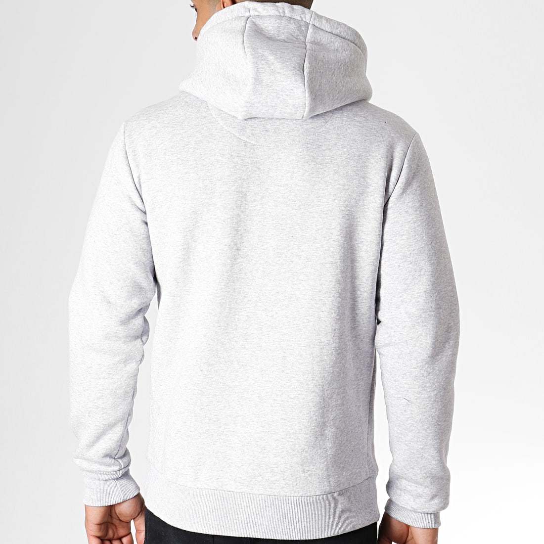 Ellesse - Sweat Capuche Zippé Classic 1032N Gris Chiné ...