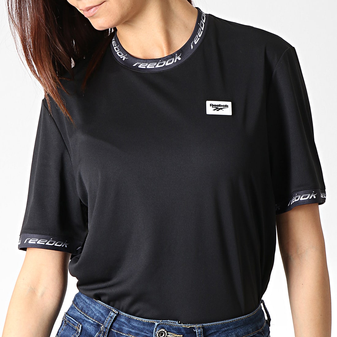 Tee Shirt Femme Plus Long Derriere Que Devant Reebok - Tee Shirt Femme Classic A EC4587 Noir - LaBoutiqueOfficielle.com