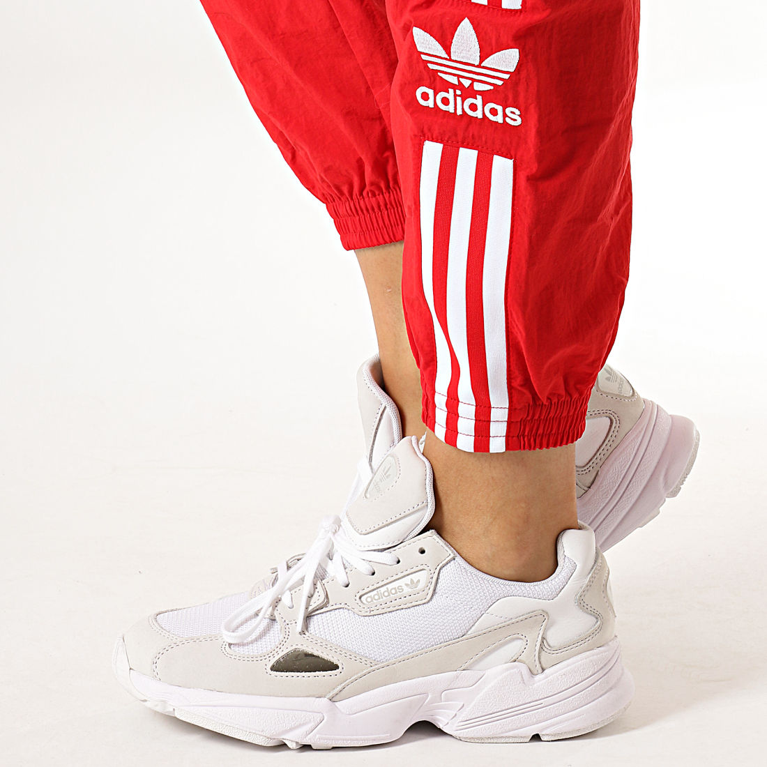 jogging rouge adidas femme