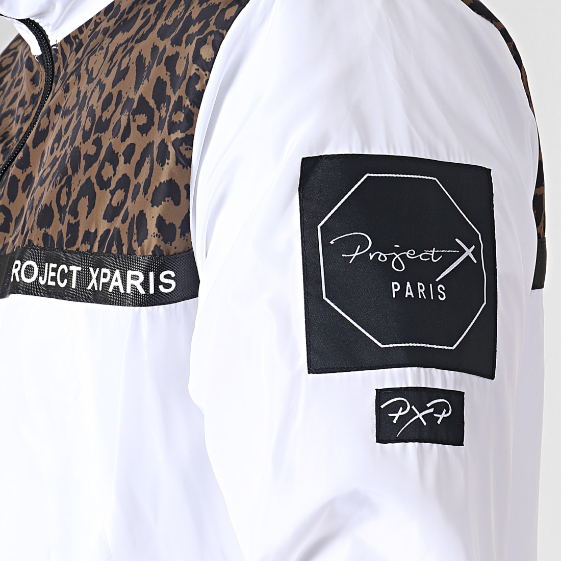 Project X Paris CoupeVent Léopard 1930022 Blanc