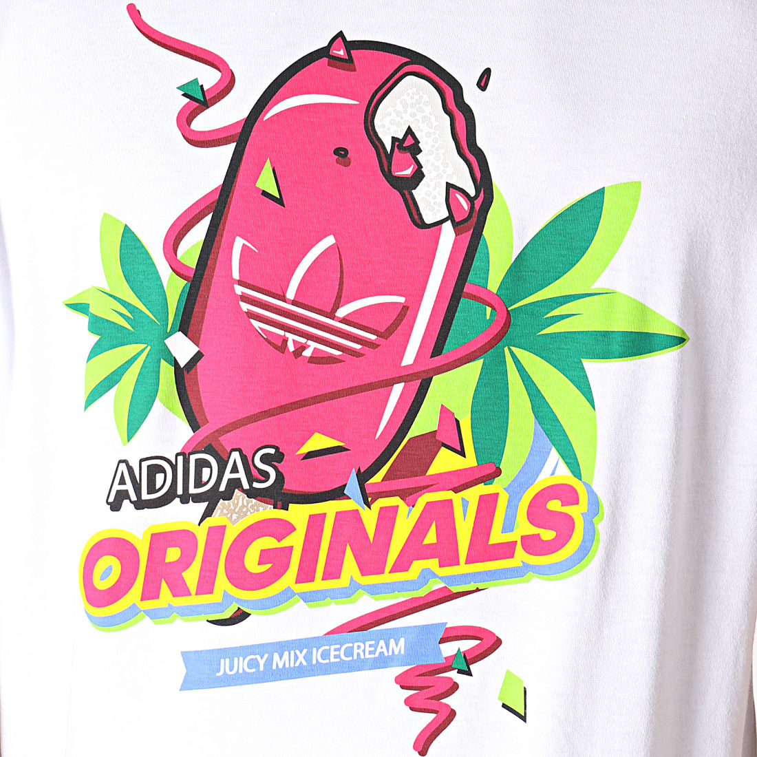 Adidas Originals - Tee Shirt Popsicle ED7062 Blanc - LaBoutiqueOfficielle.com