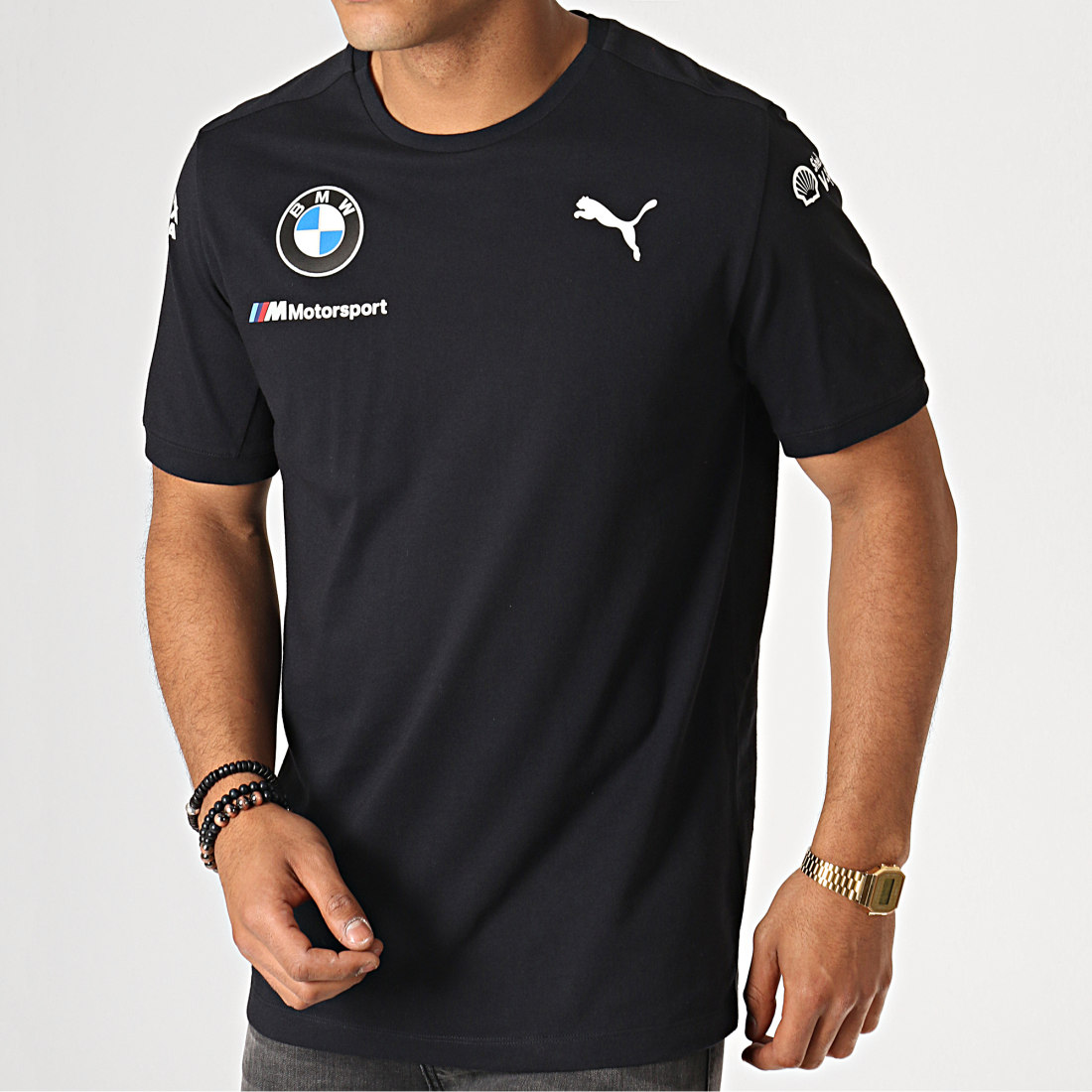 Puma - Tee Shirt BMW Motorsport M Team 150381001 Noir - LaBoutiqueOfficielle.com