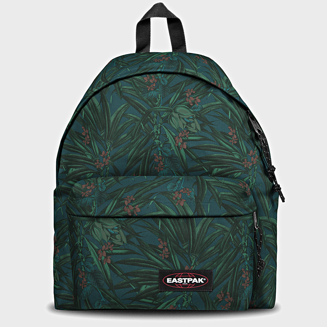 Eastpak - Sac A Dos Floral Padded Pak'r Vert ...