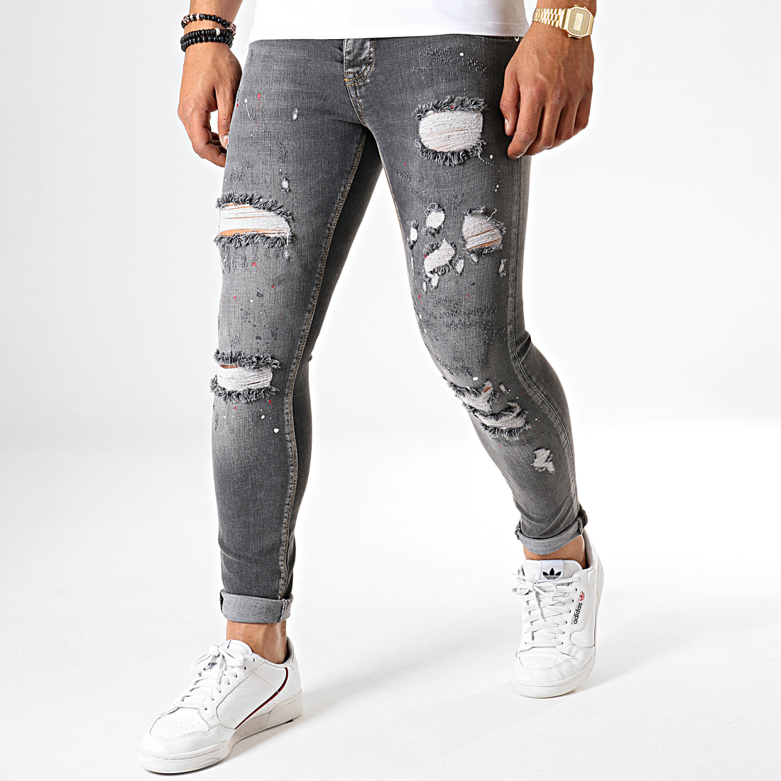 Denim Lab Jean Slim 13905 Gris