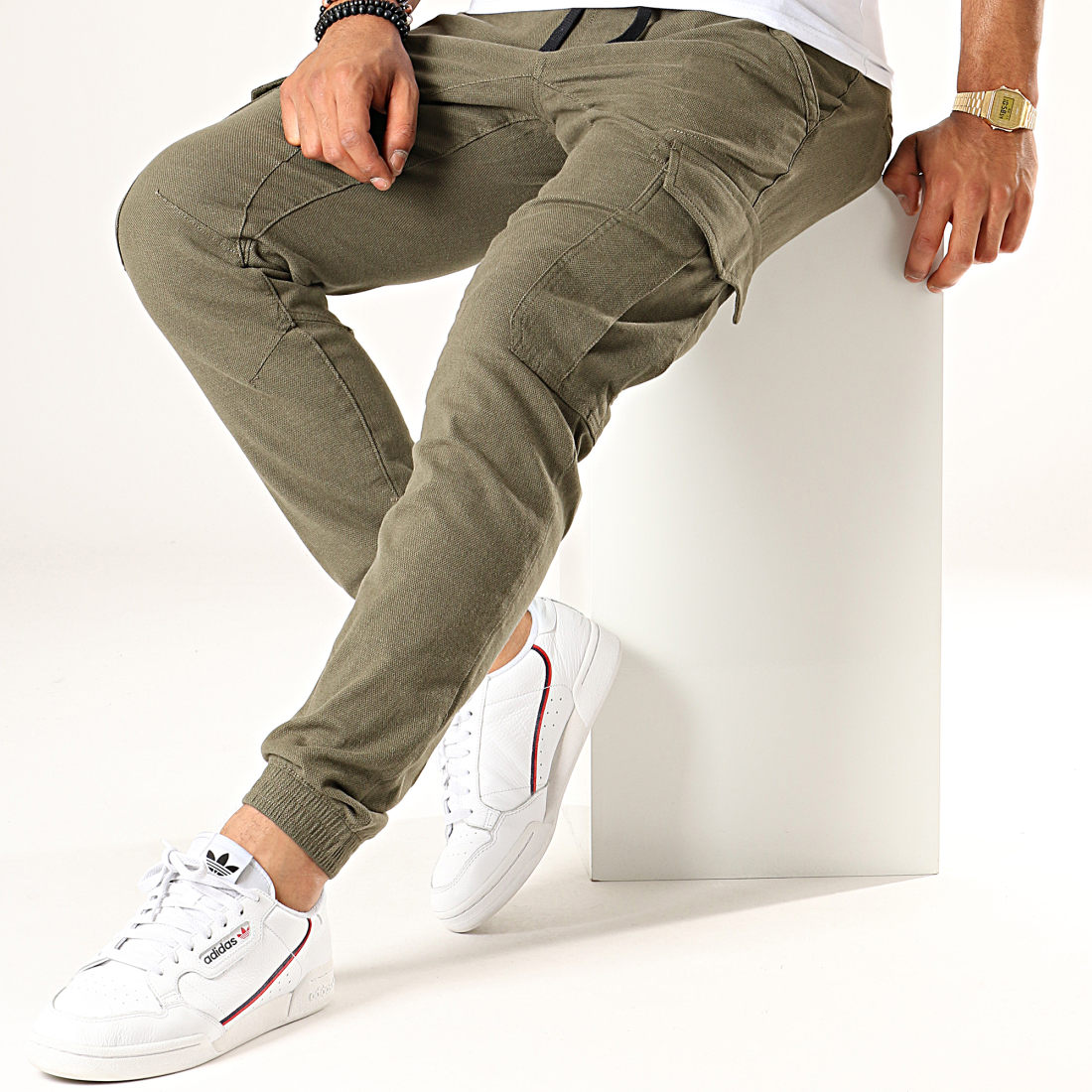 Tom Tailor Jogger Pant Cargo 1012739 Vert Kaki