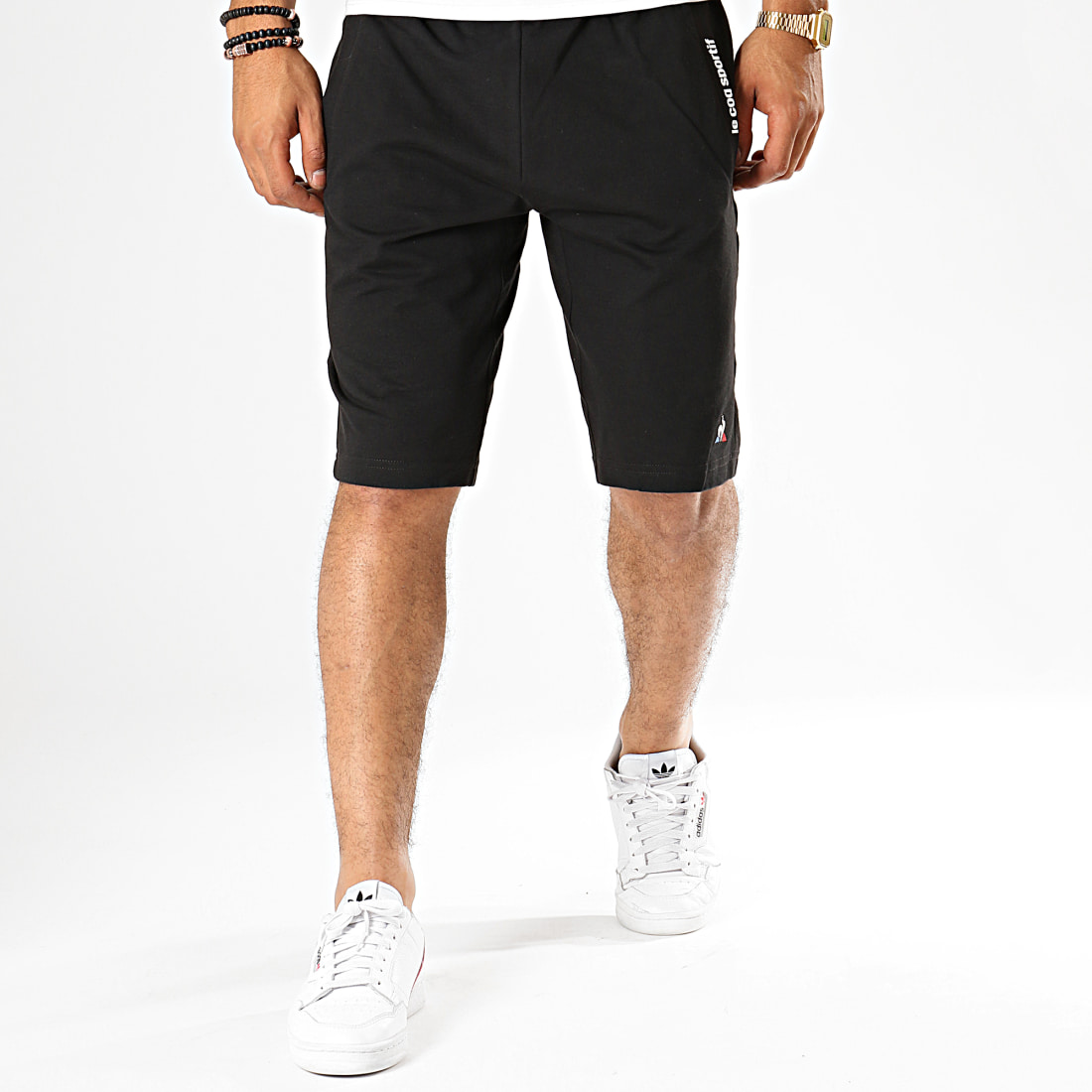 short le coq sportif homme beige