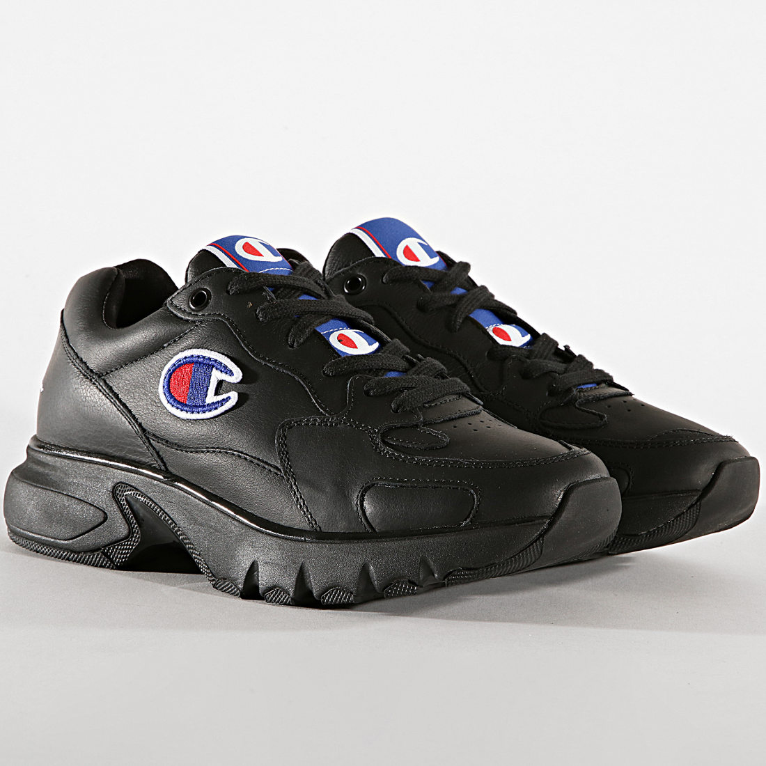 champion cwa leather trainers