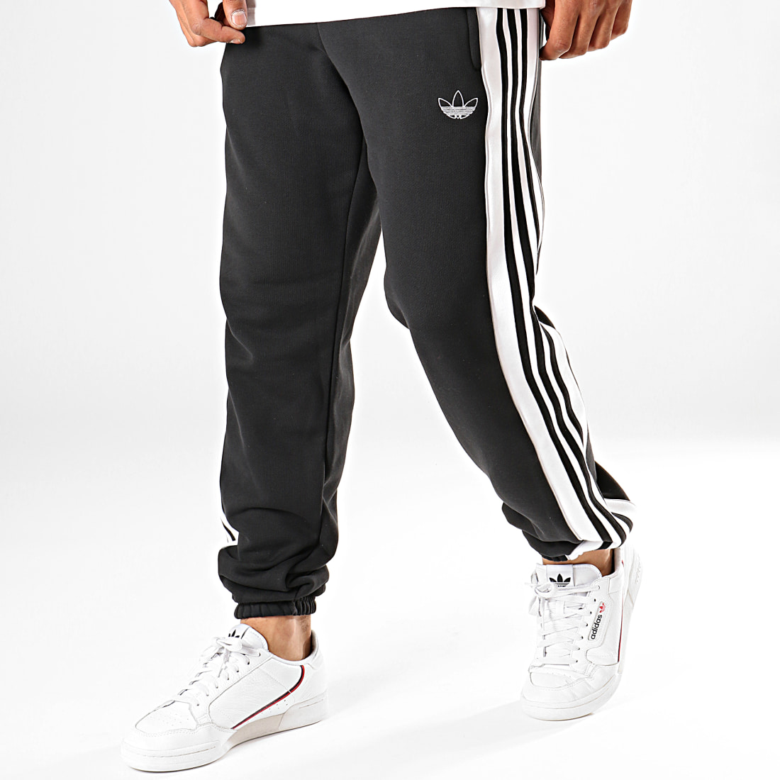  adidas  Pantalon Jogging  A Bandes 3 Stripes ED6255 Noir 