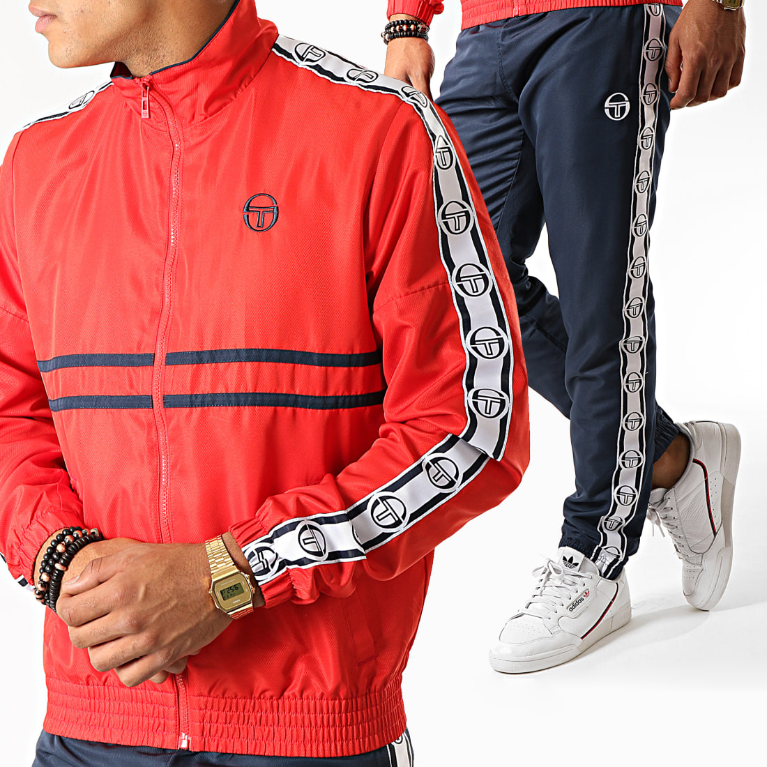 ensemble sergio tacchini jaune velour