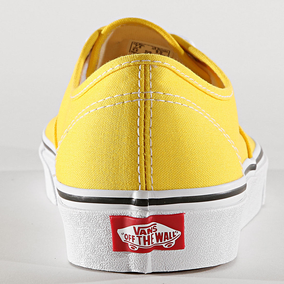vans jaune pastel