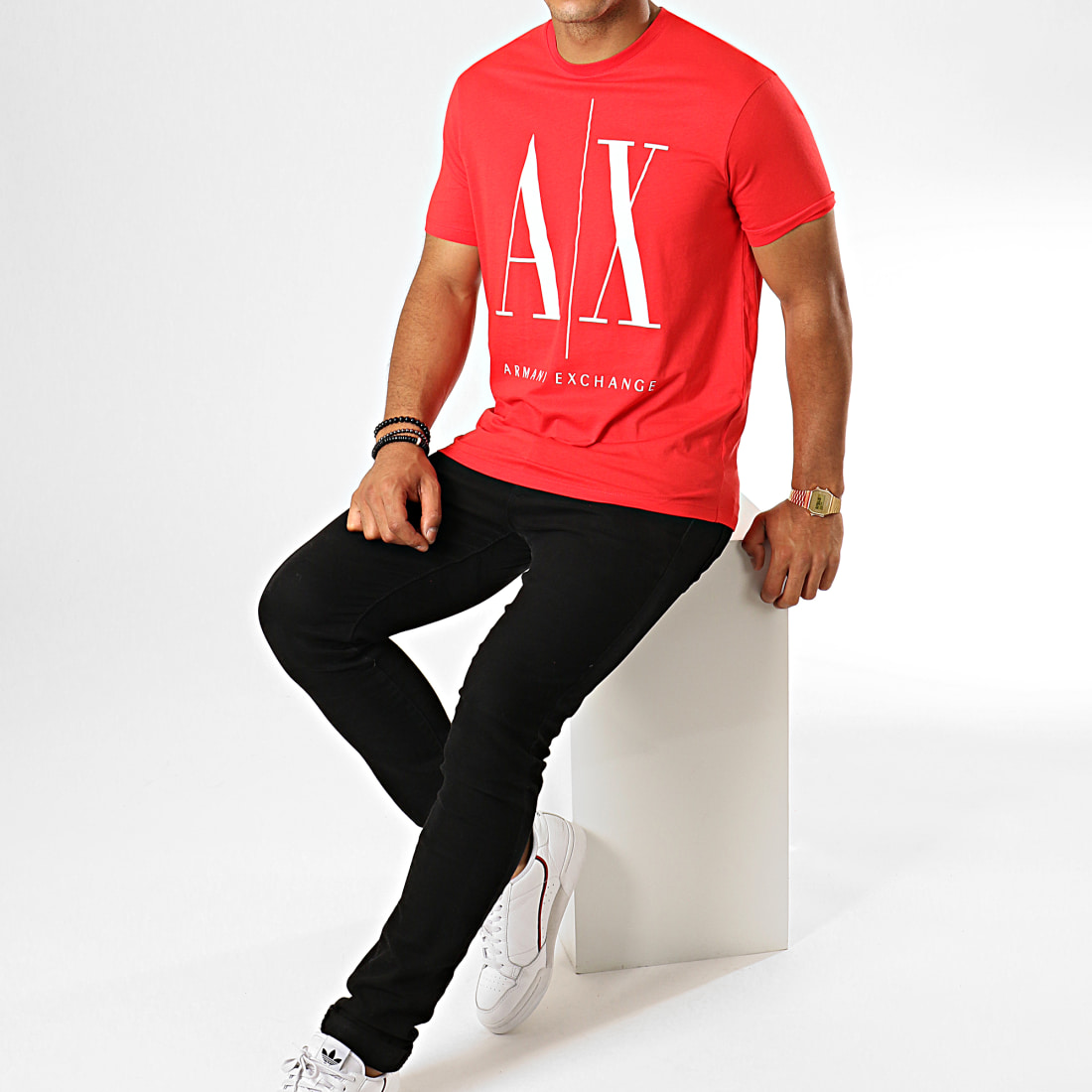 Armani Exchange Tee Shirt 8NZTPAZJH4Z Rouge