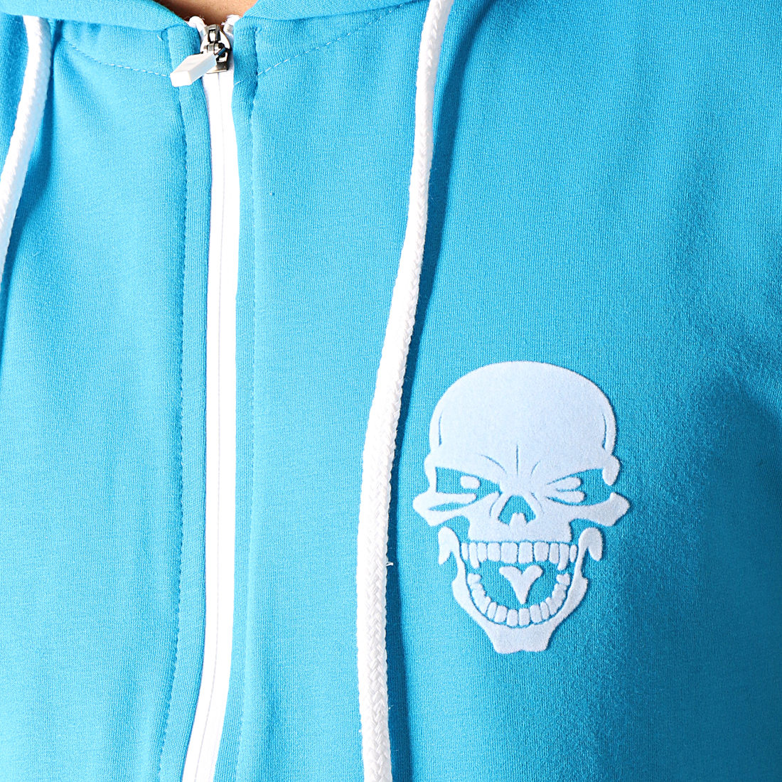 Pull homme bleu Capuche sans manche Vêtement TeamShape