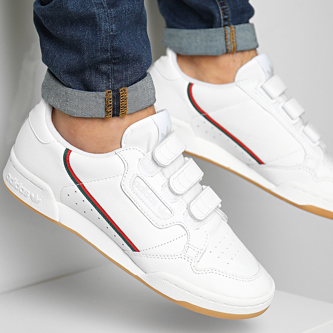 adidas - Baskets Continental 80 Strap EE5359 Footwear White Coral 