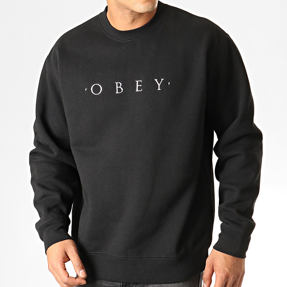 Obey - Sweat Crewneck Nouvelle II Noir - LaBoutiqueOfficielle.com