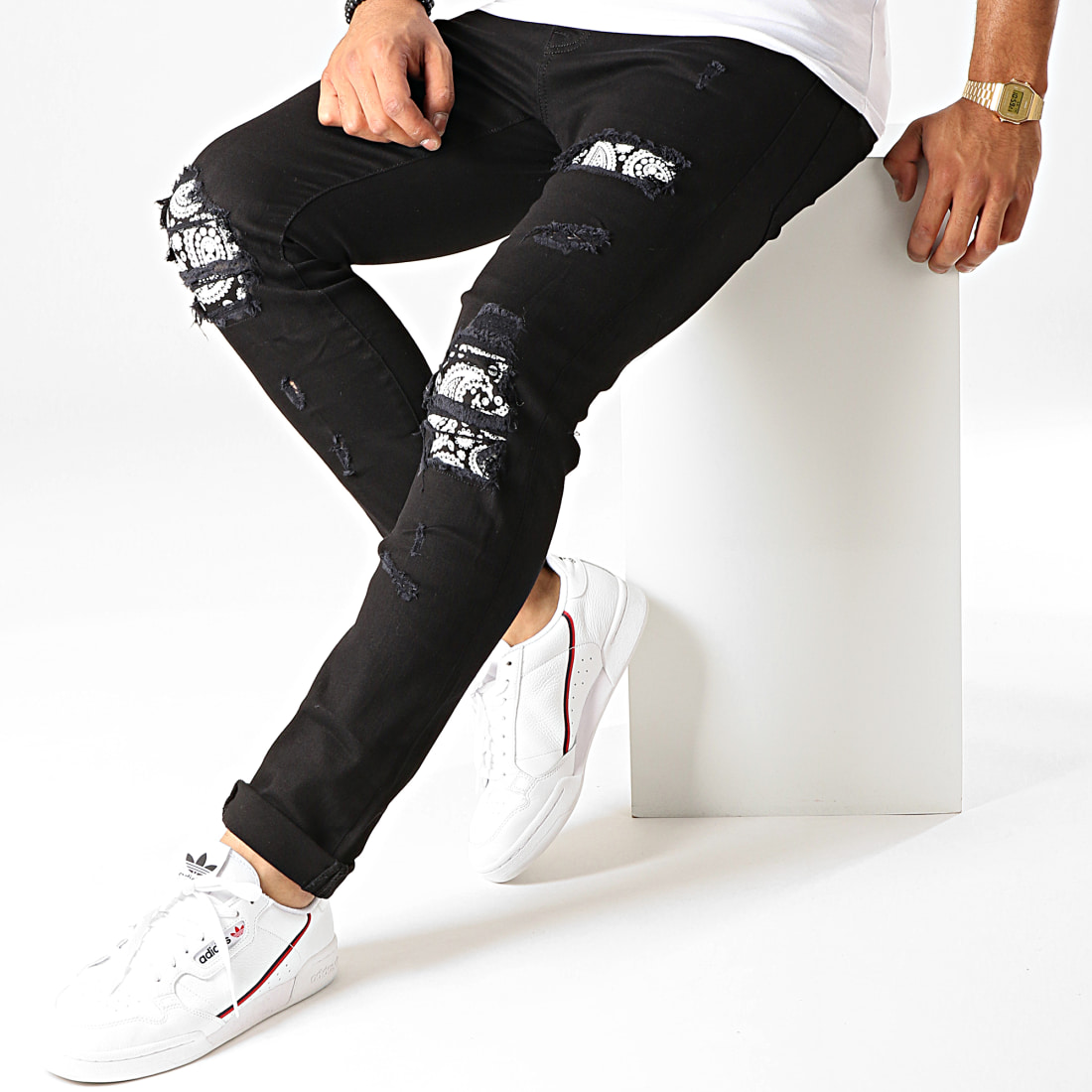 MTX Jean Slim TR2022 Noir Bandana