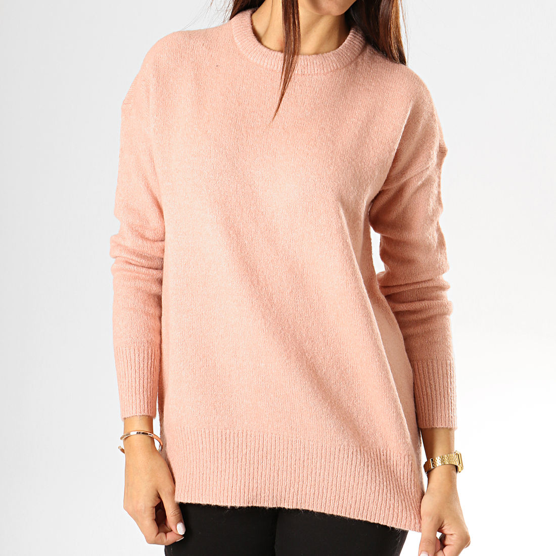 Vero Moda - Pull Femme Mure Rose - LaBoutiqueOfficielle.com