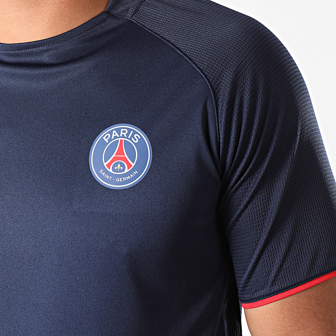 PSG Tee Shirt P13050C Bleu Marine Rouge