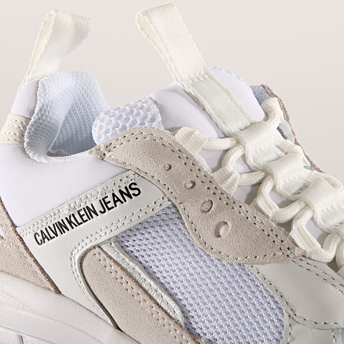 Calvin klein deals white maya mesh