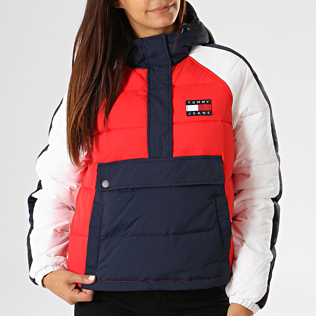 doudoune tommy hilfiger bleu blanc rouge