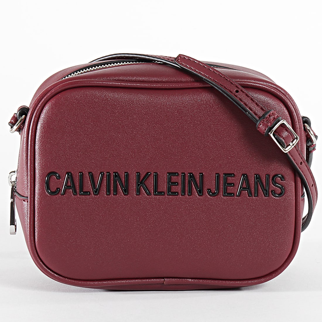 Calvin Klein Sacoche Femme Sculpted Camera Bag 5791 Bordeaux