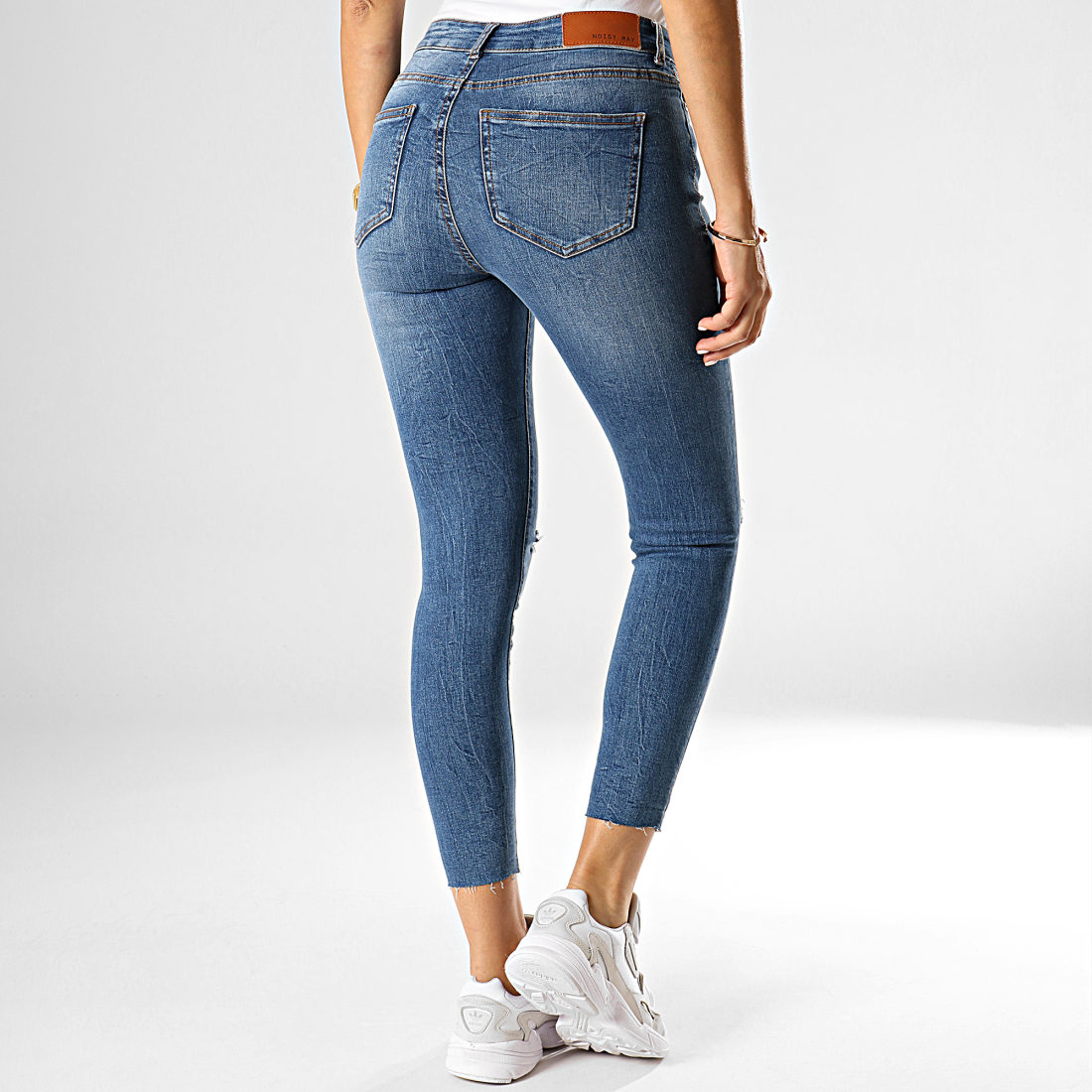 Noisy May Jeans Skinny Femme Lucy Bleu Denim