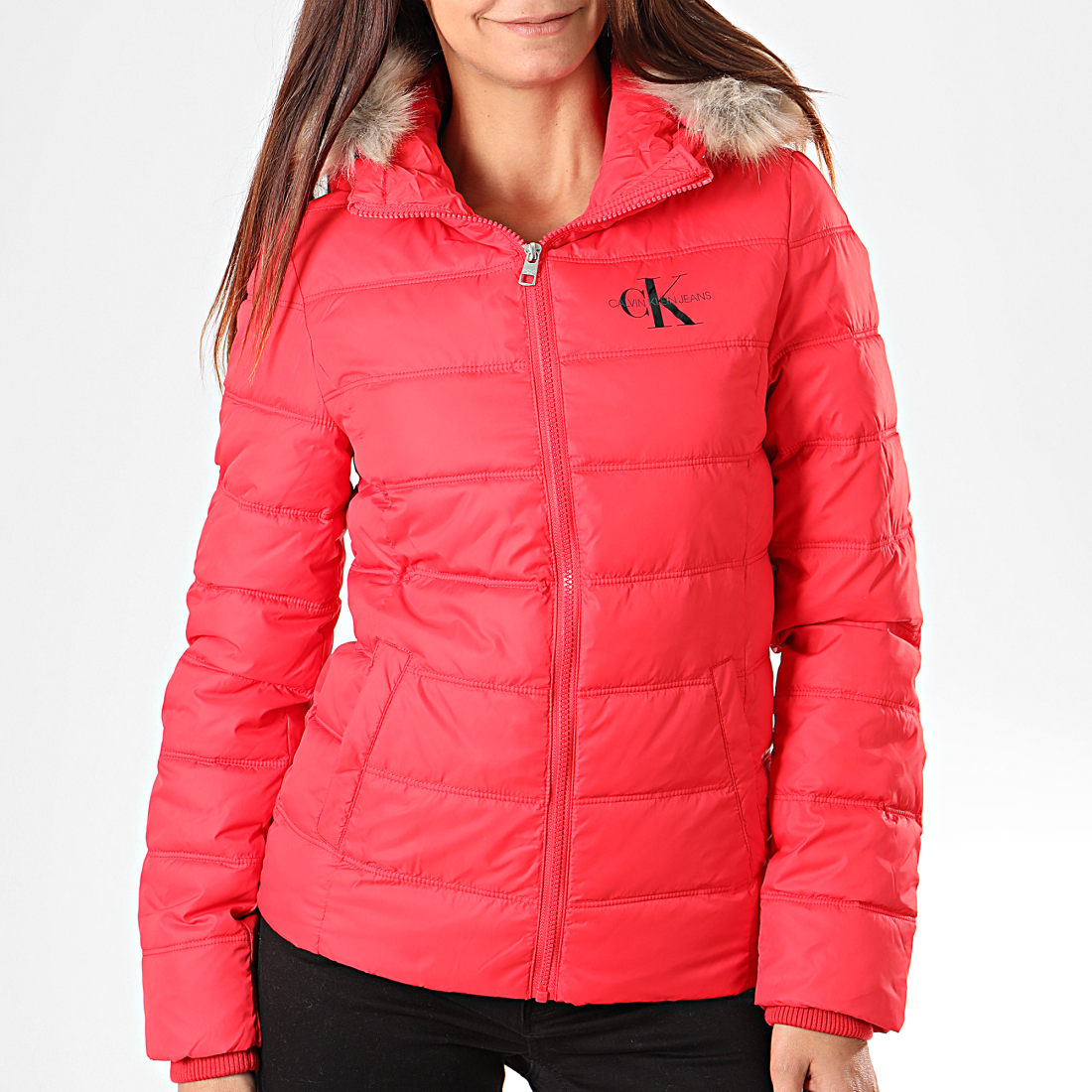 Doudoune calvin klein sale rouge