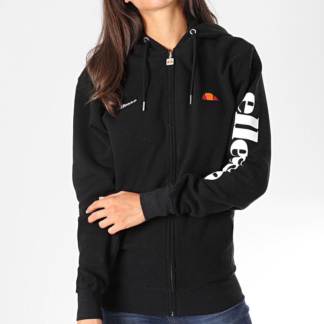 Ellesse - Sweat Zippé Capuche Femme Serinatas SGS03134 ...