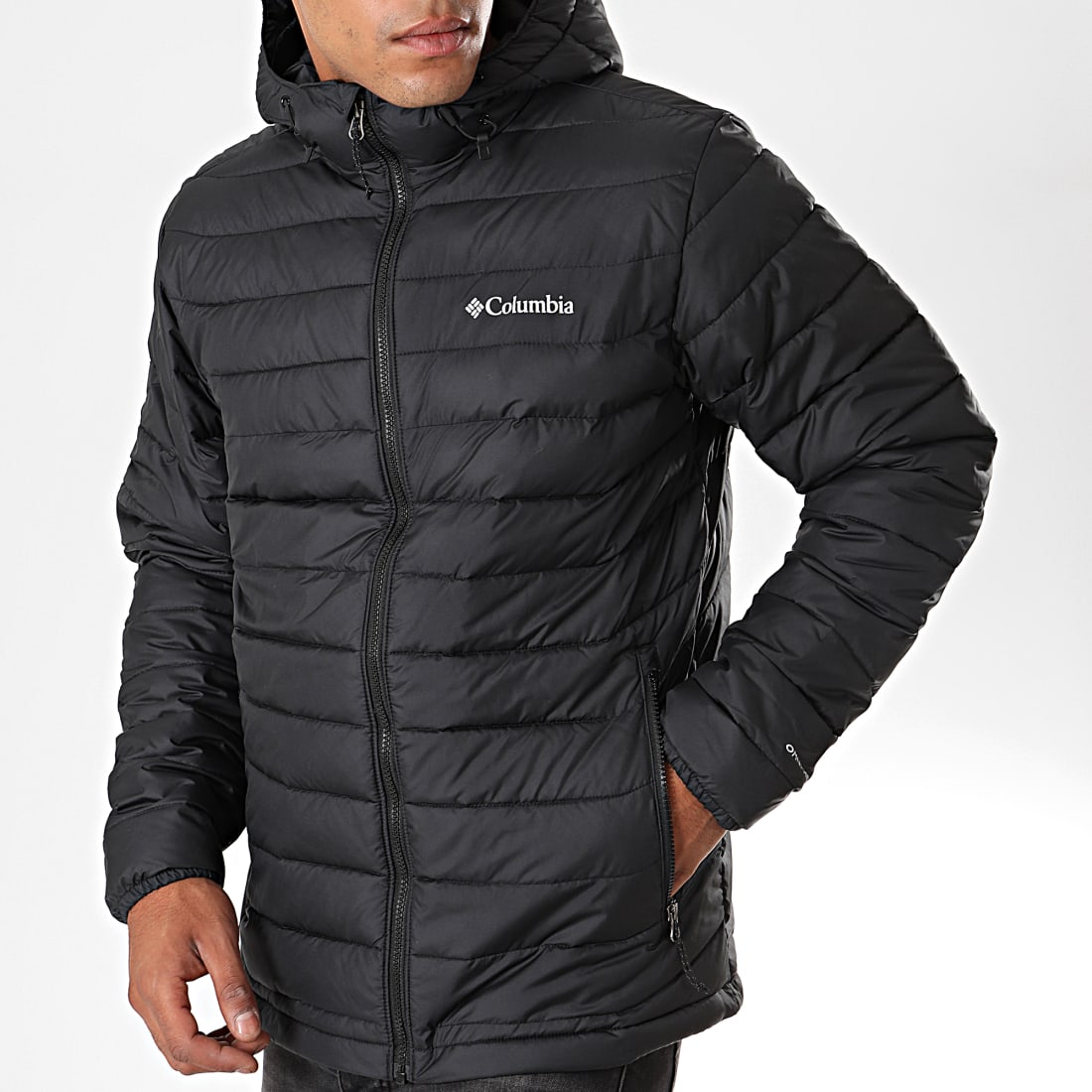 Columbia Doudoune Capuche Powder Lite Noir