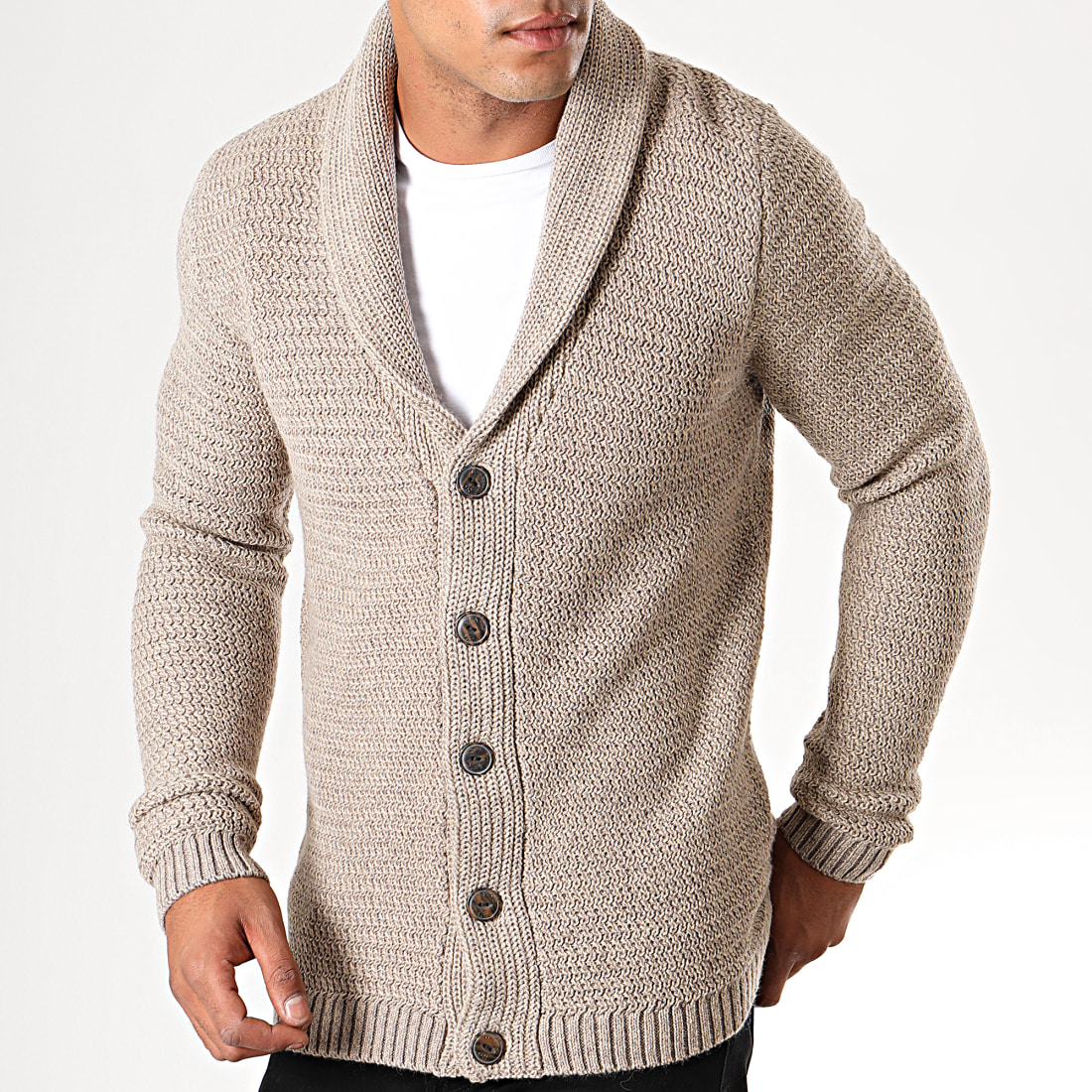 Tokyo Laundry Cardigan Riley Beige Chin LaBoutiqueOfficielle