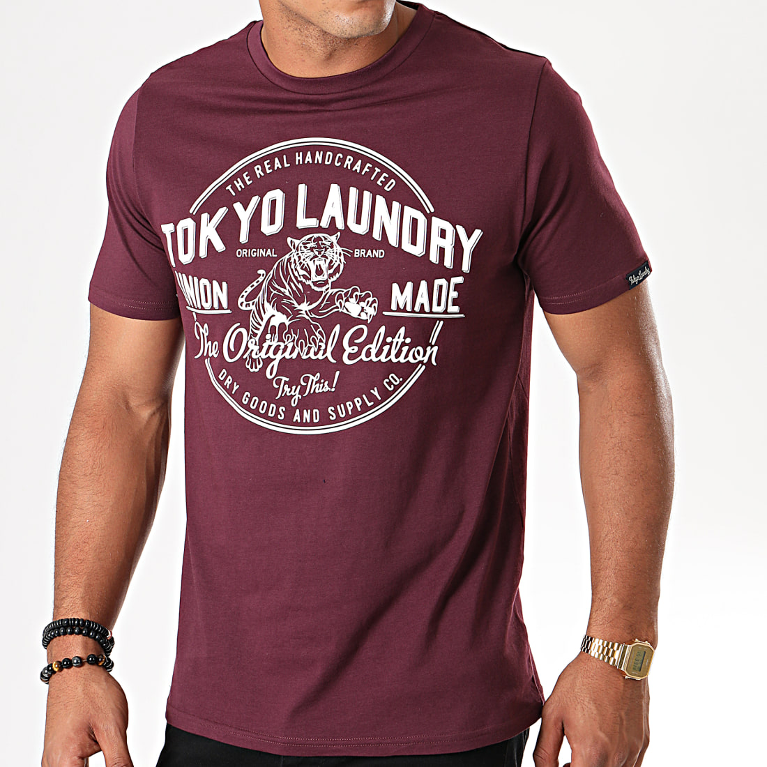 Tokyo Laundry Tee Shirt Original Edition Bordeaux