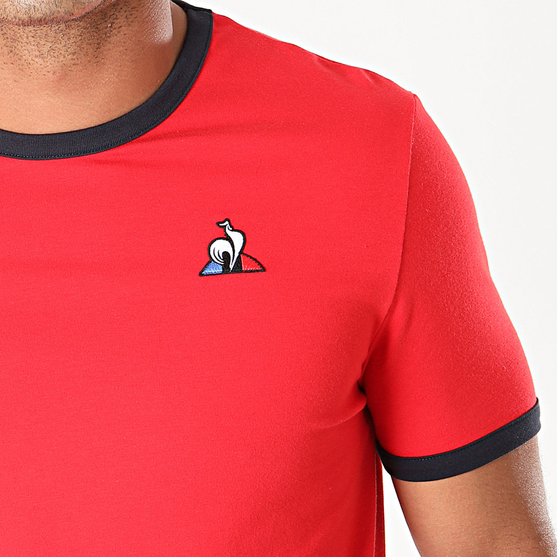 pull bleu blanc rouge coq sportif