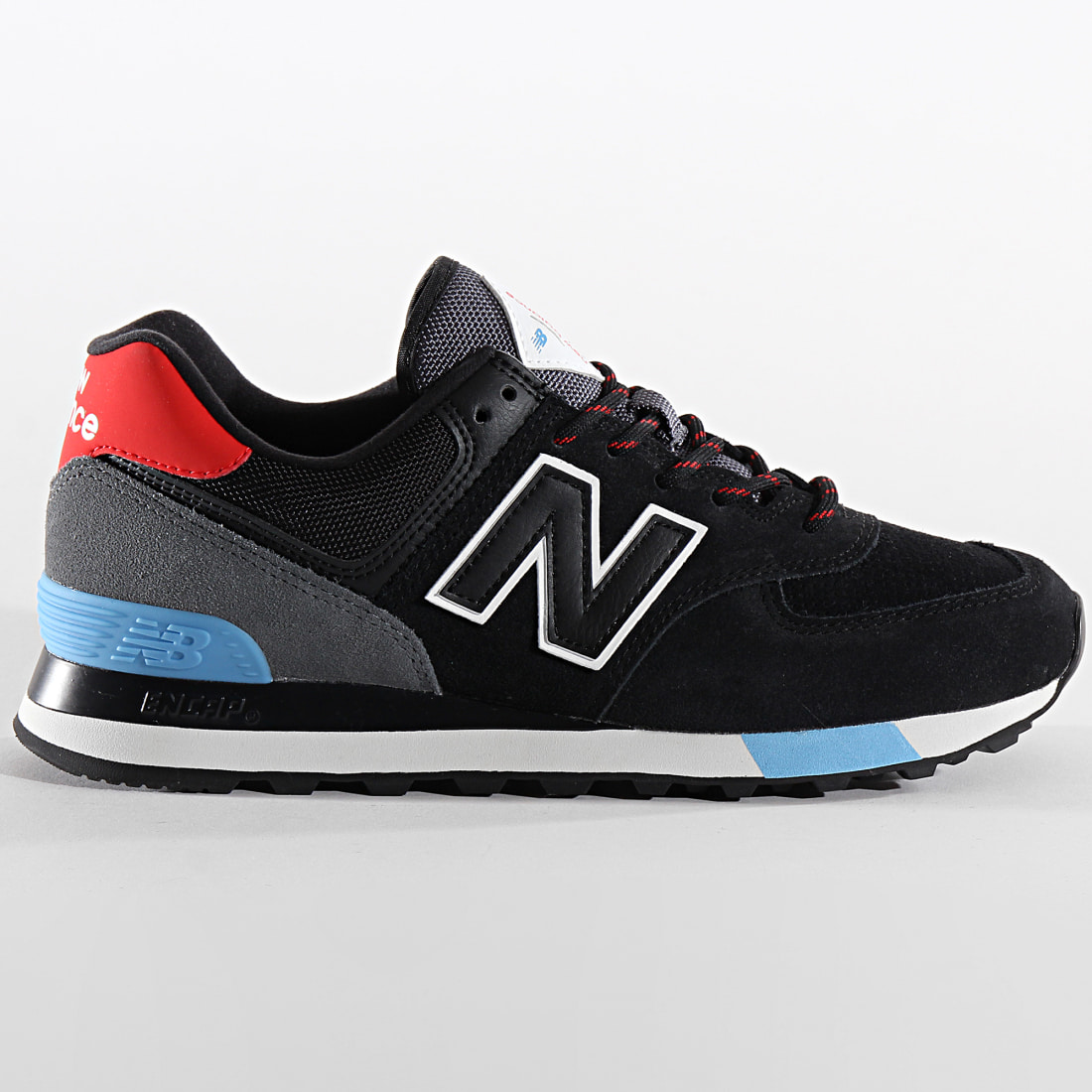 new balance 574 noir rouge