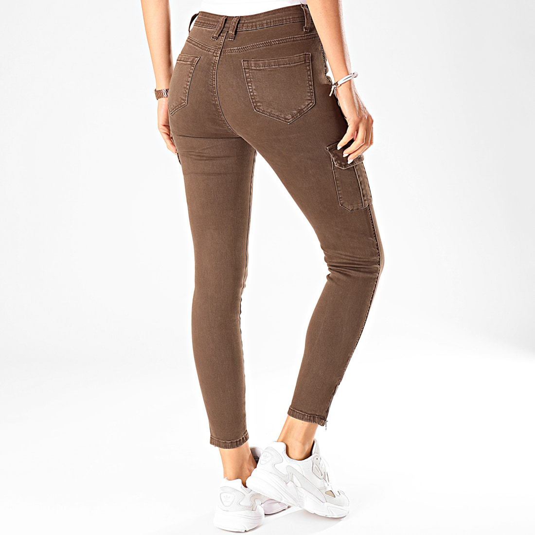 Girls Only - Jean Skinny Femme 121 Marron ...