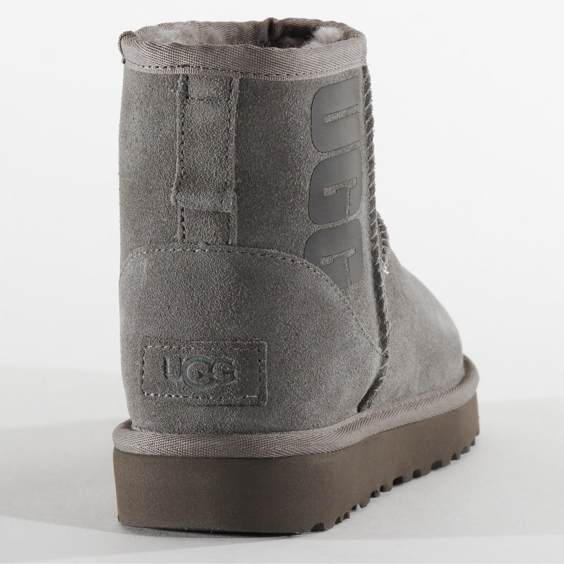 ugg women's classic mini rubber logo boot
