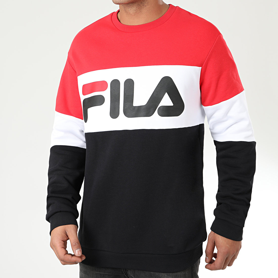 Sweat fila deals noir rouge blanc