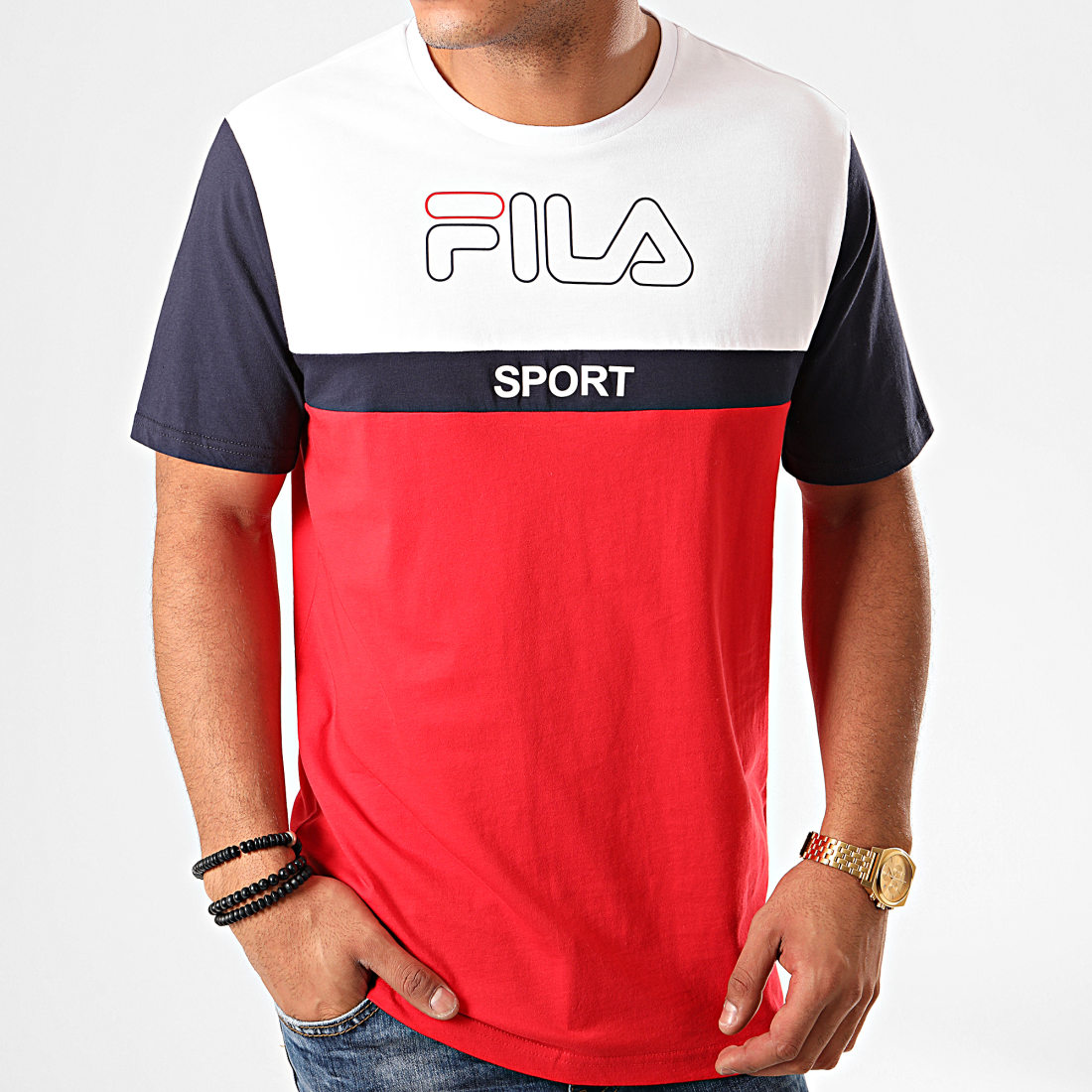 T shirt baseball fila clearance