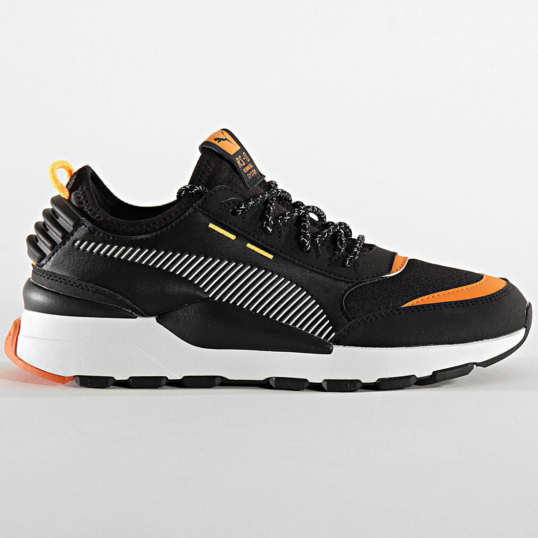 puma black orange pop