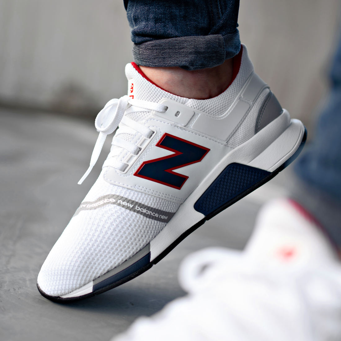 new balance 247 v2 blanche buy clothes shoes online