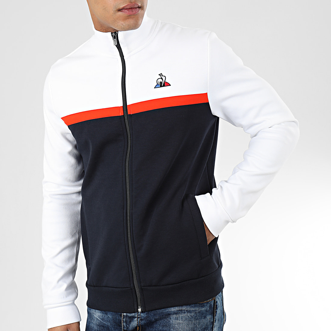 veste coq sportif homme verte