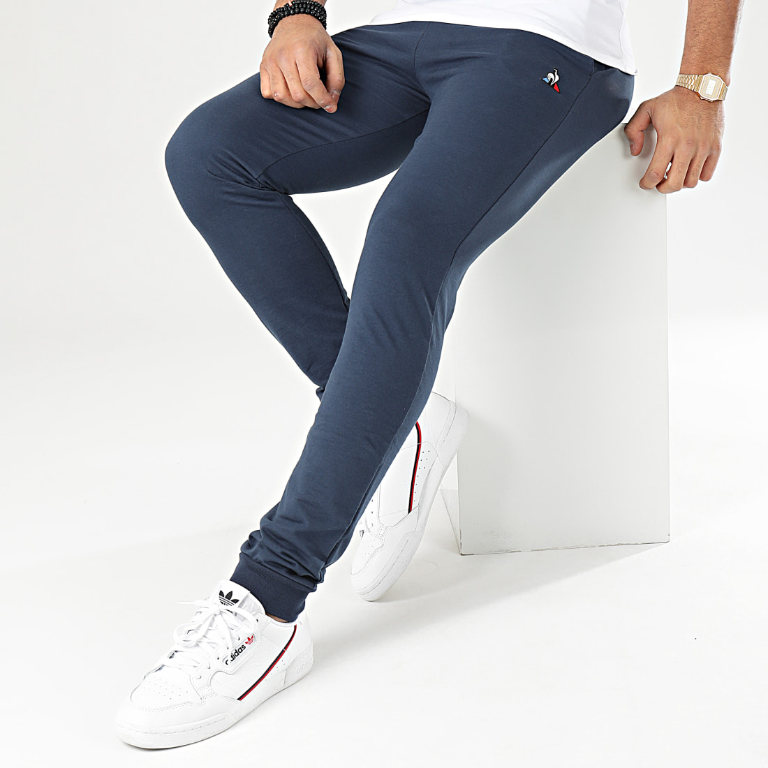 pantalon coq sportif femme cyan