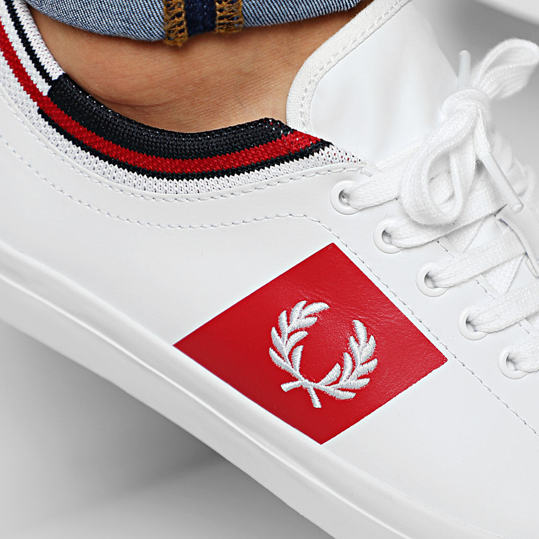 fred perry underspin leather