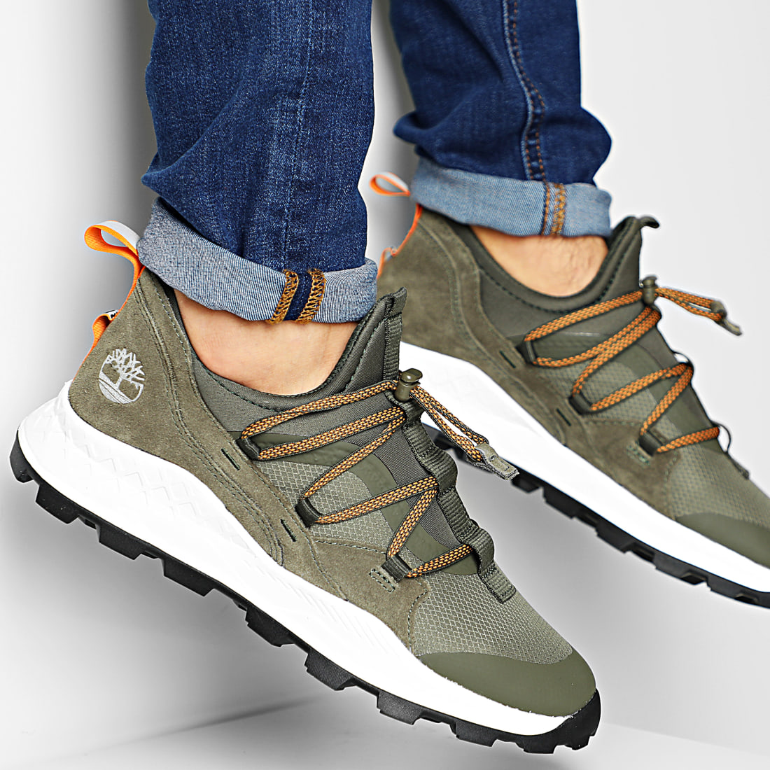 timberland brooklyn leather and fabric oxford