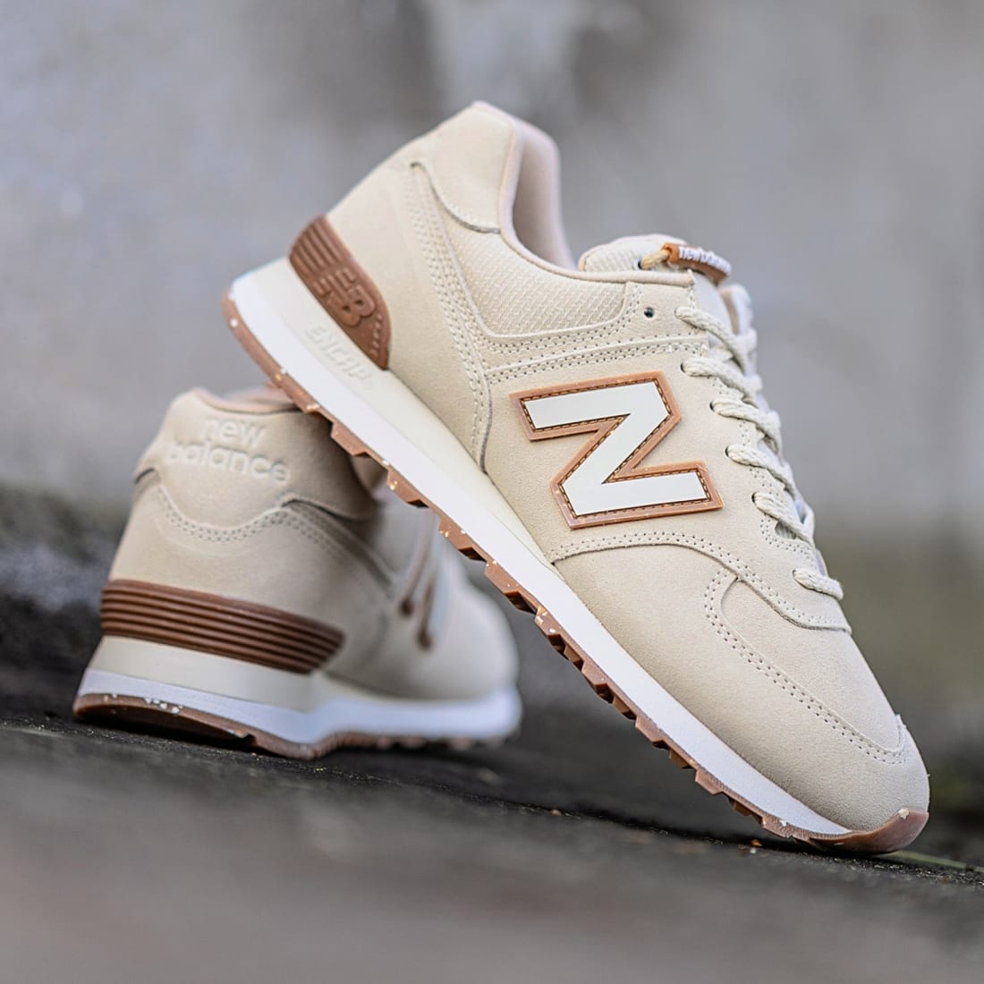 New Balance Baskets Classics 574 774961 Light Grey 